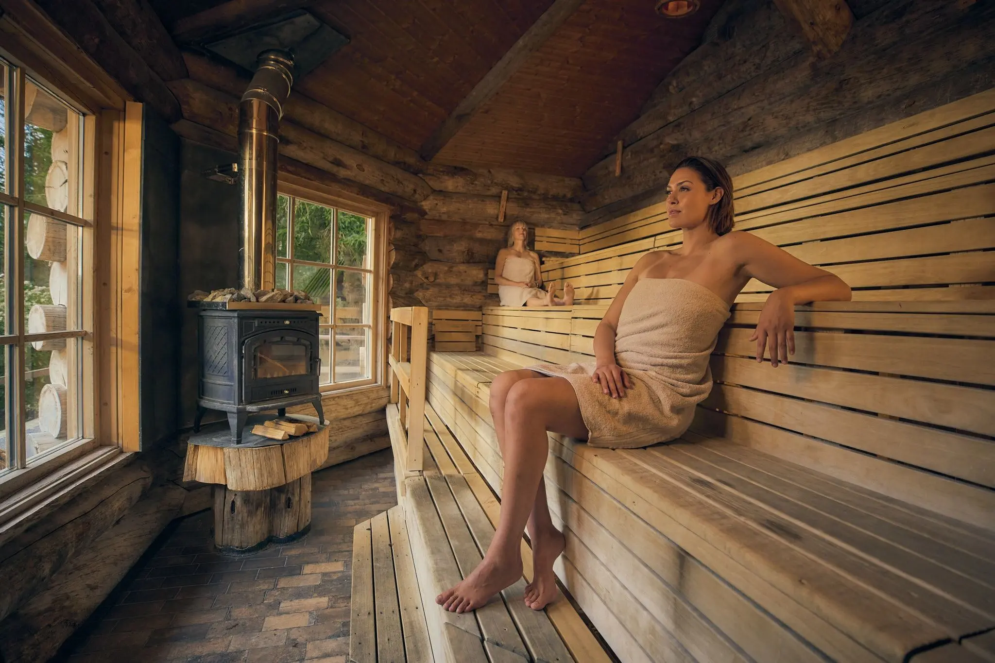 Sauna Drôme Topsporters Op Bezoek